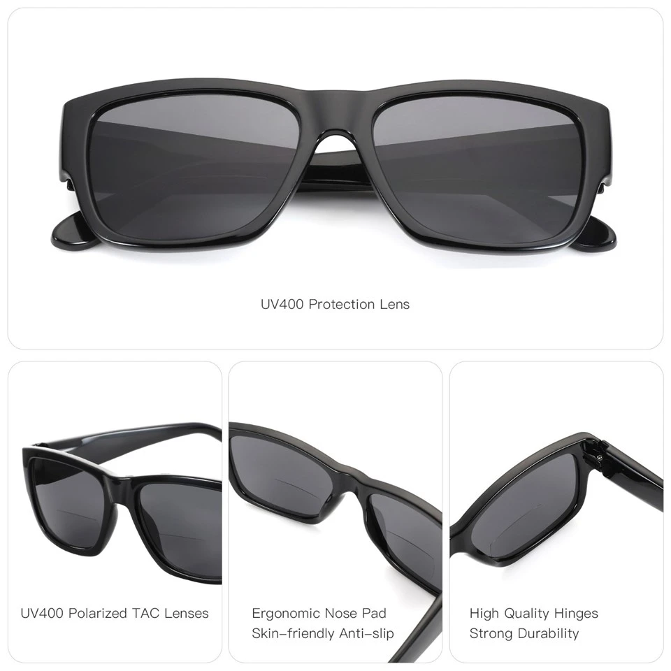 China Classic Men Square PC Plastic Sunglasses