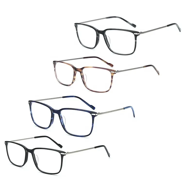 Men Acetate Lightweight Optical Eyeglasses